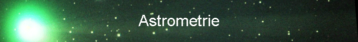 Astrometrie